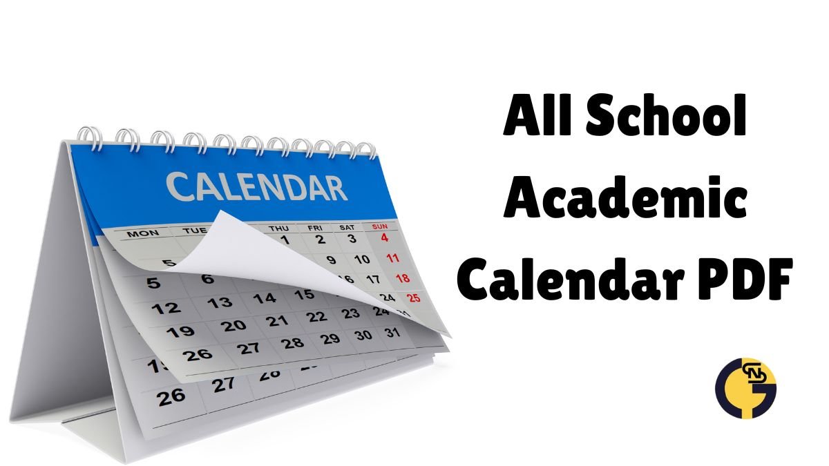 All School Academic Calendar PDF Download