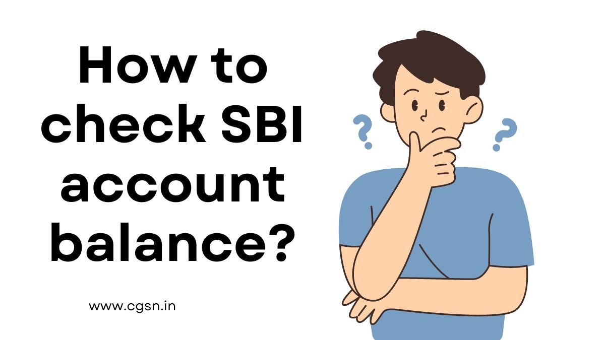 SBI Balance Check