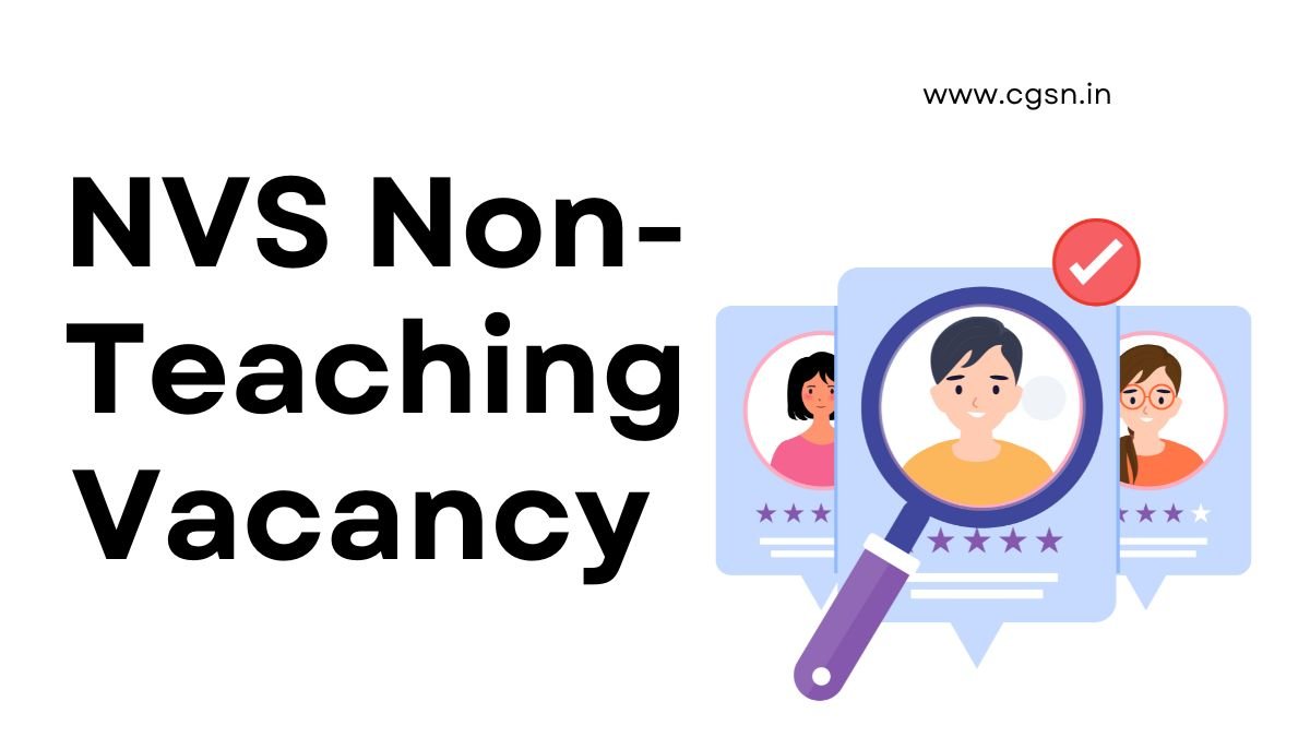 NVS Non-Teaching Recruitment