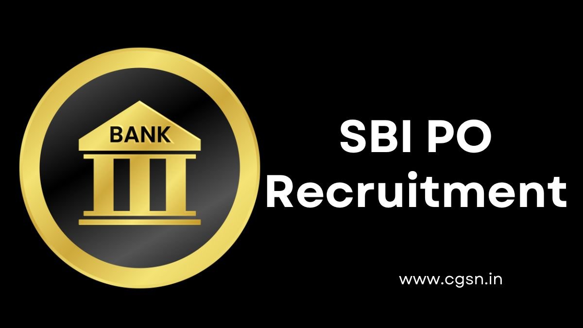 SBI PO Recruitment