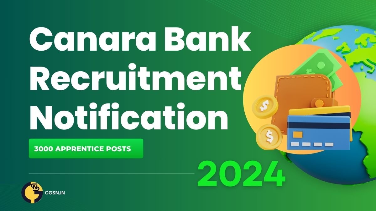 Canara Bank Recruitment 2024