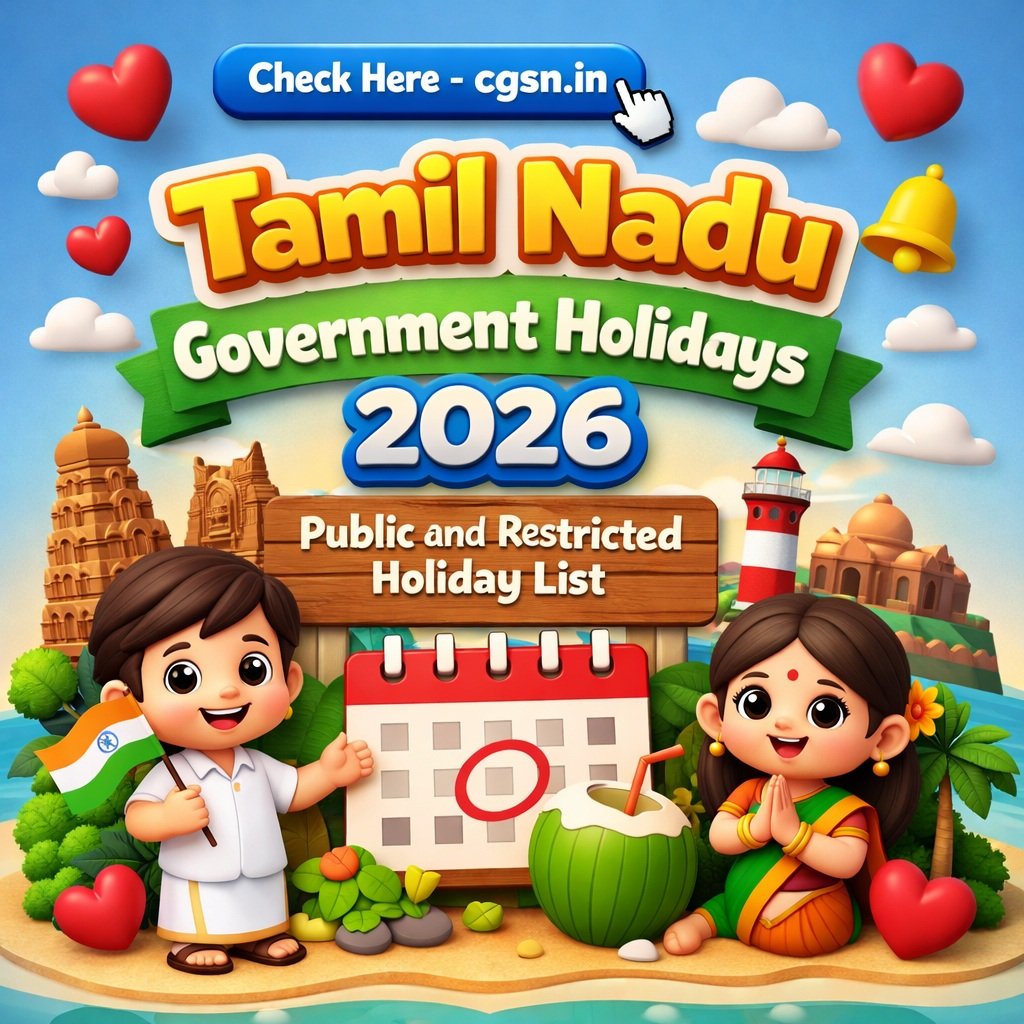 Tamil Nadu Government Holidays 2026