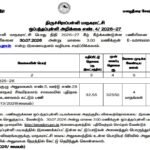 Trichy Amma Unavagam Tender Notification July 2026
