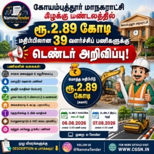 coimbatore tender notification (39) 20.7.2026