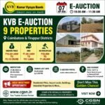 KVB ​​E-Auction 9 properties 7.9.2026 Notification